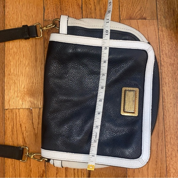 Marc by Marc Jacob’s Leather crossbody handbag Purse Preowned black & white - Picture 12 of 14